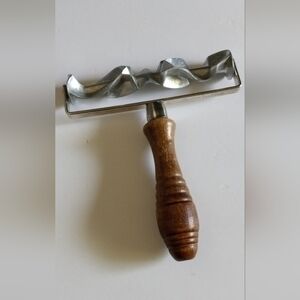 Monopol Cast Aluminum Cookie Press Roller Germany Vtg